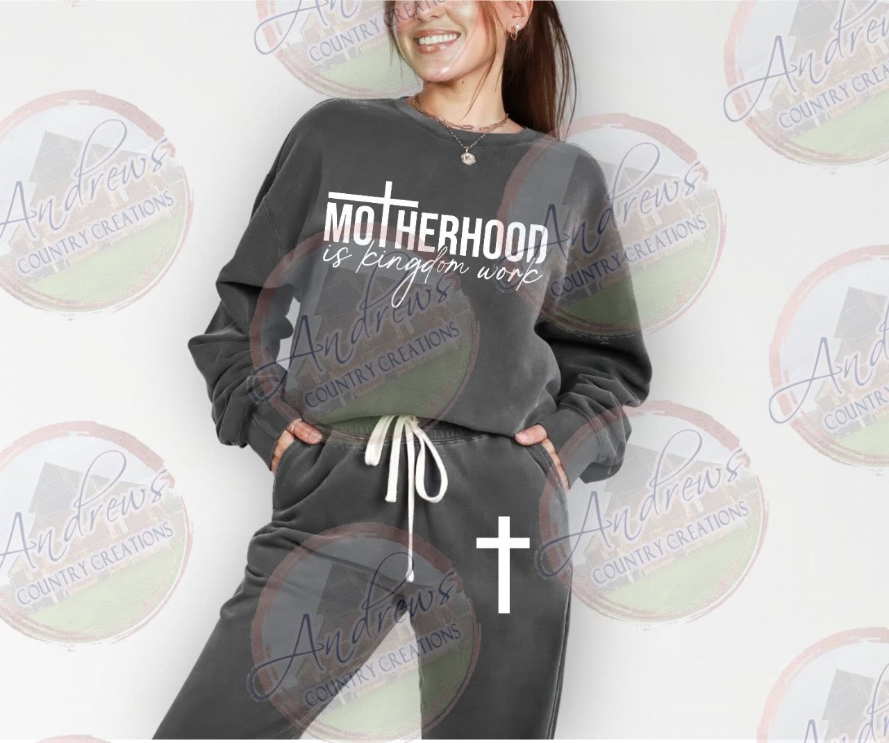 motherhood is Kingdom work- COMFORT COLORS - set or separate
