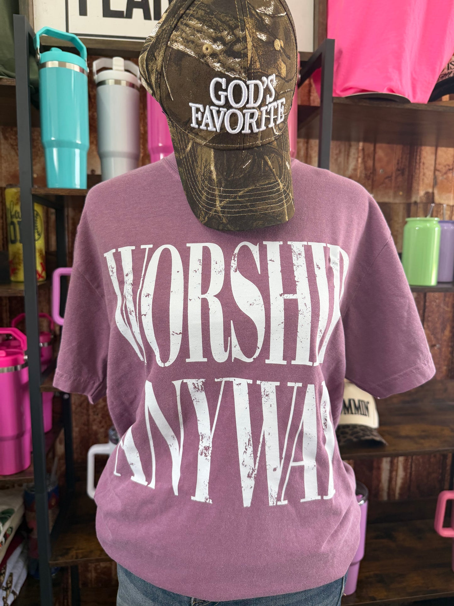 Worship Anyway-comfort colors- RTS