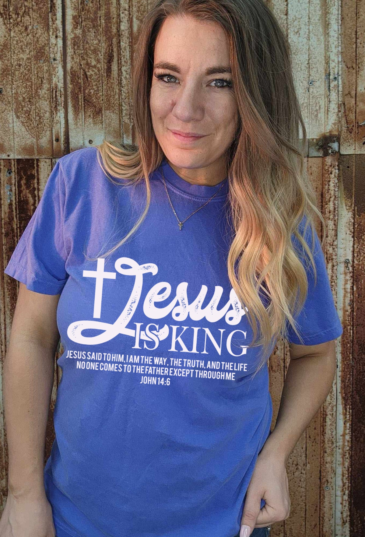 Jesus is king - comfort colors tee