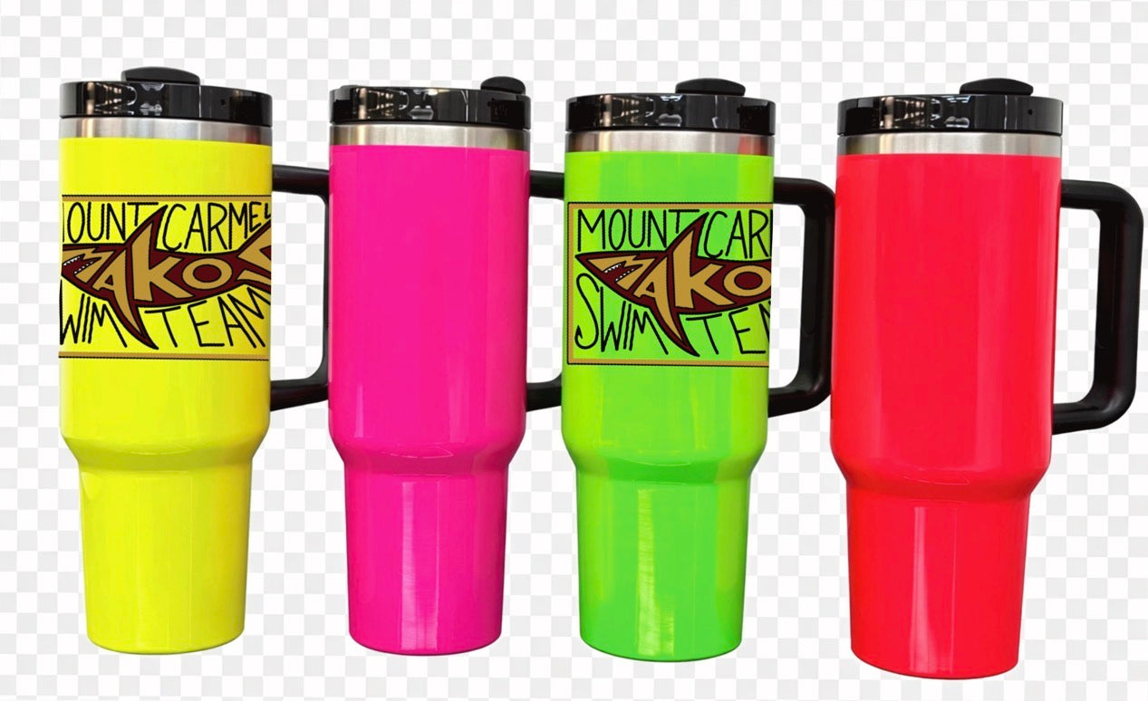 40oz- tumbler -MC Swim- Makos