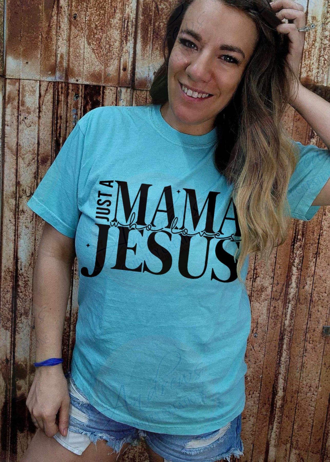 Just a mama who loves Jesus- comfort colors
