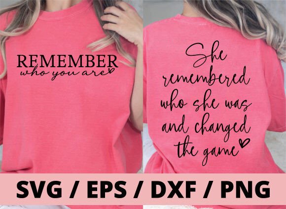 Remember who you are- comfort colors tee