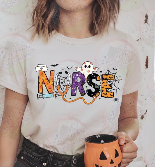Nurse- spooky - comfort colors