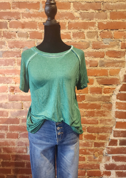 Green soft basic t