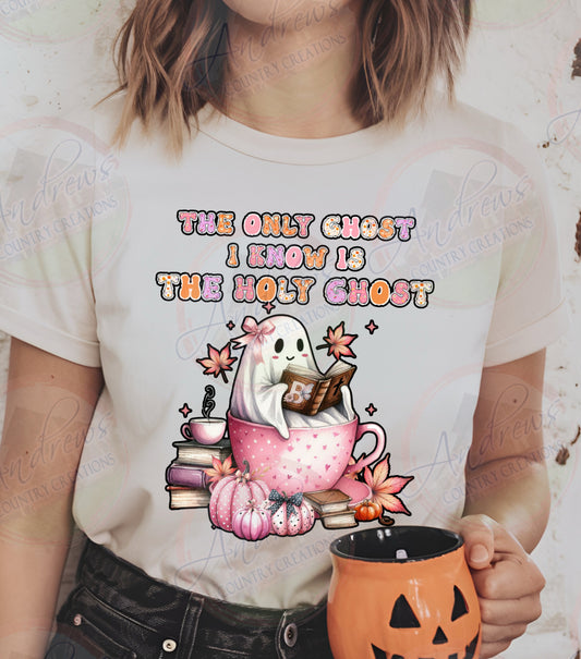 Only ghost is the Holy ghost -cream- comfort colors