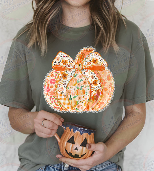 Lace pumpkin- comfort colors