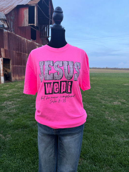 Jesus Wept-comfort colors- RTS