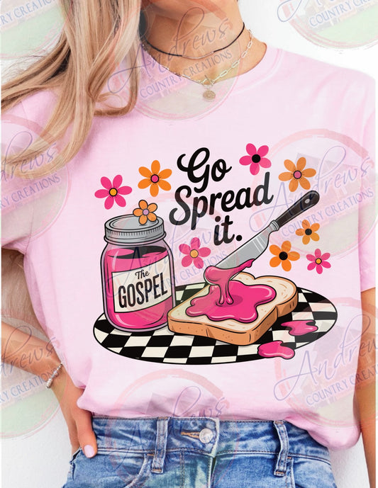 Go spread it-comfort colors tee