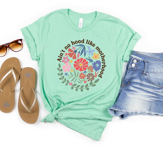Motherhood- bella canvas tee