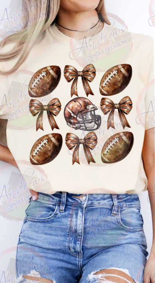 balls, bows and helmet- comfort colors