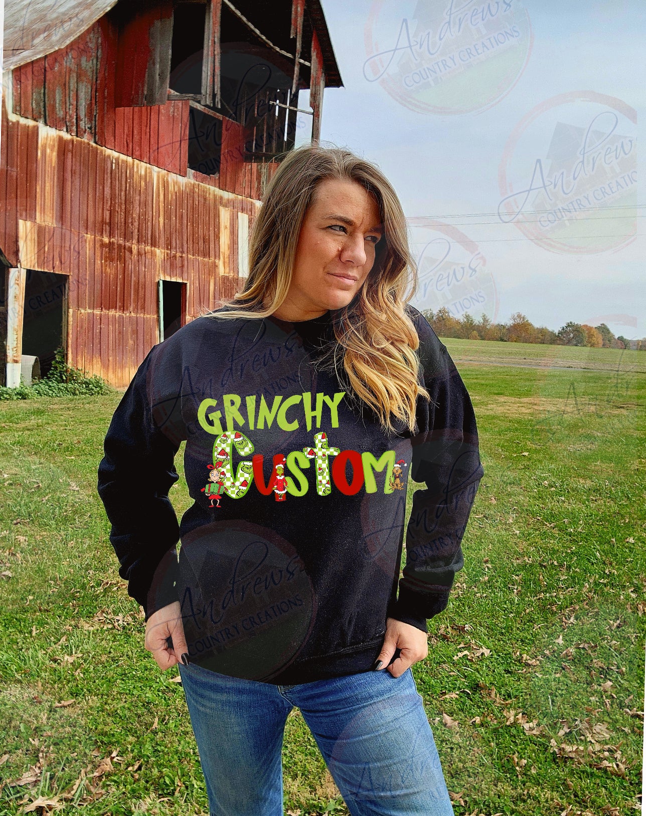 Custom- grinch- any name