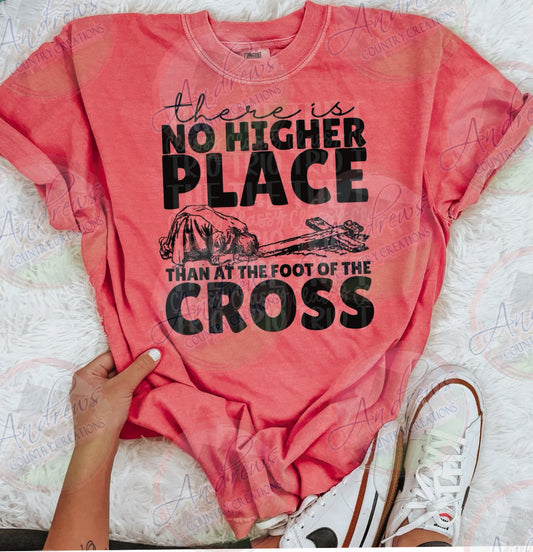 Foot of the cross- comfort colors tee