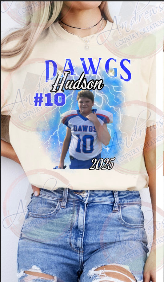 CUSTOM SPORTS tees- comfort colors