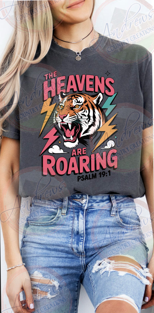 Heavens roaring- comfort colors