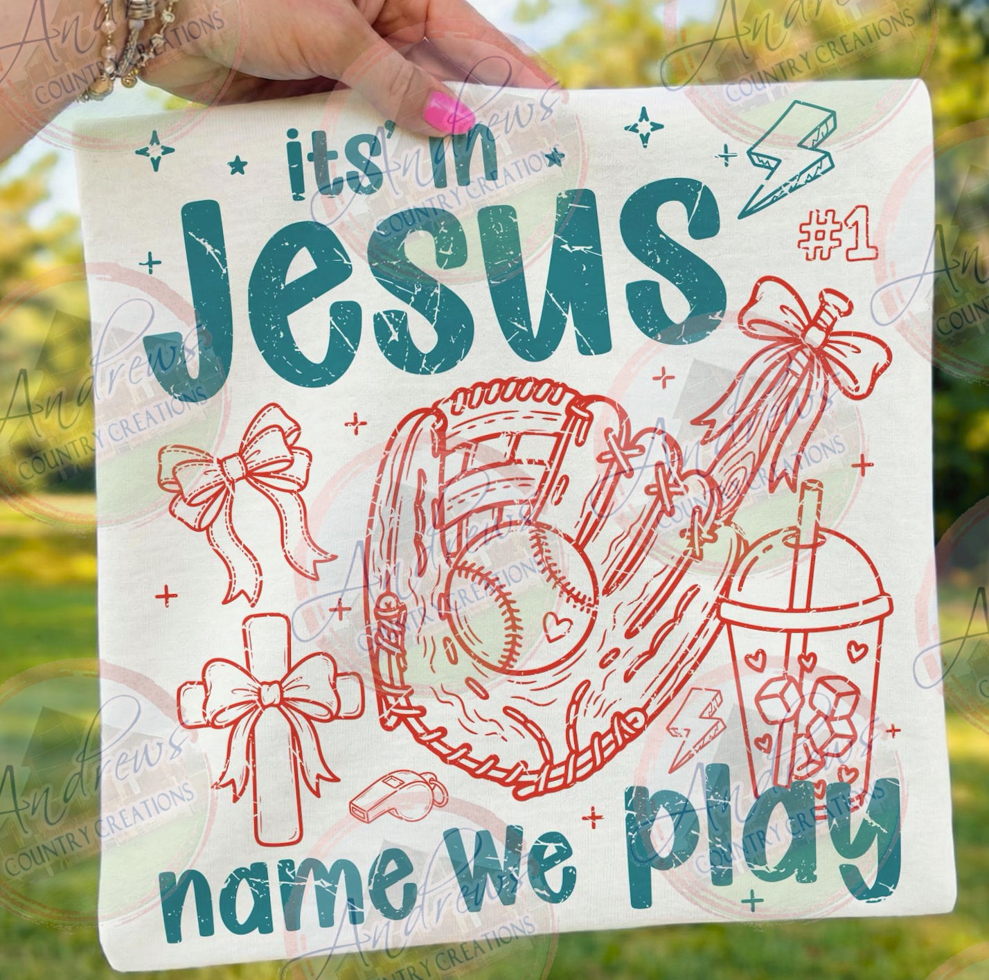In Jesus name we play- comfort colors