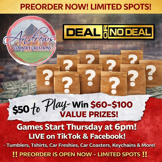 DEAL OR NO DEAL- game night - Thursday 6pm