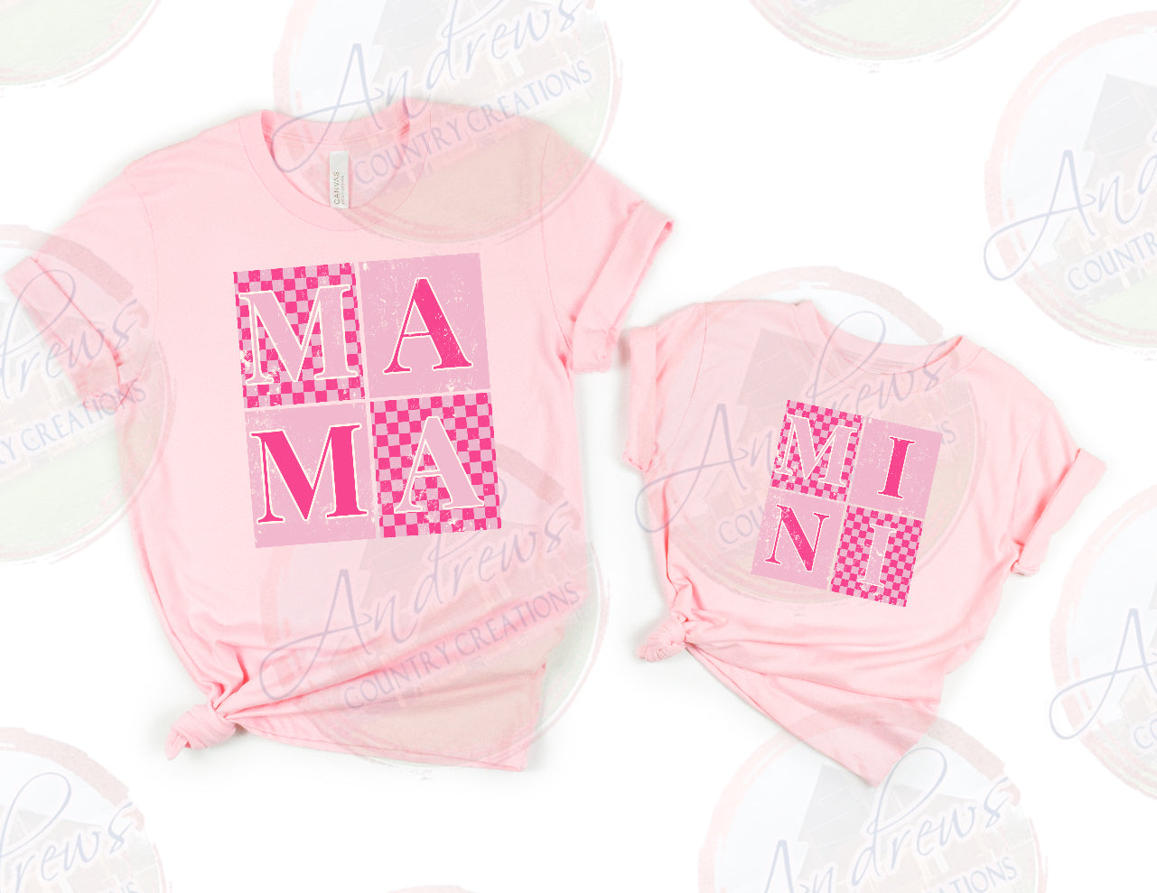 Mama/mini- bella canvas tee