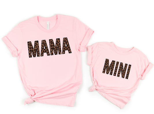 Mama- mini- bella canvas tee