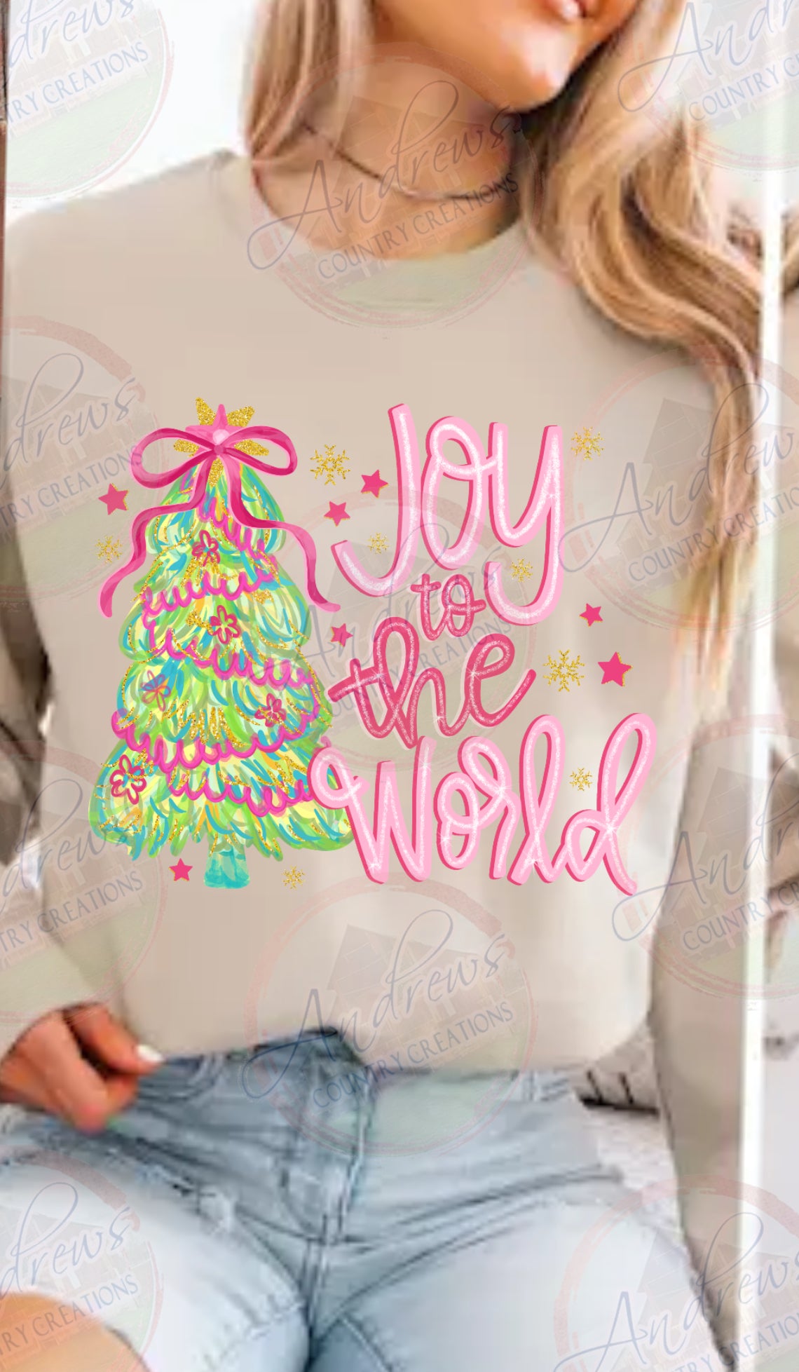 Joy to the world-  Crewneck sweatshirt