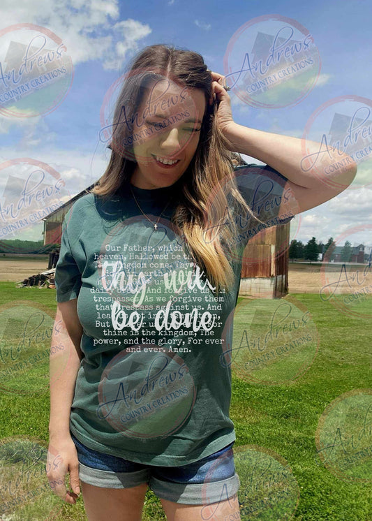 Thy will be done- comfort colors tee