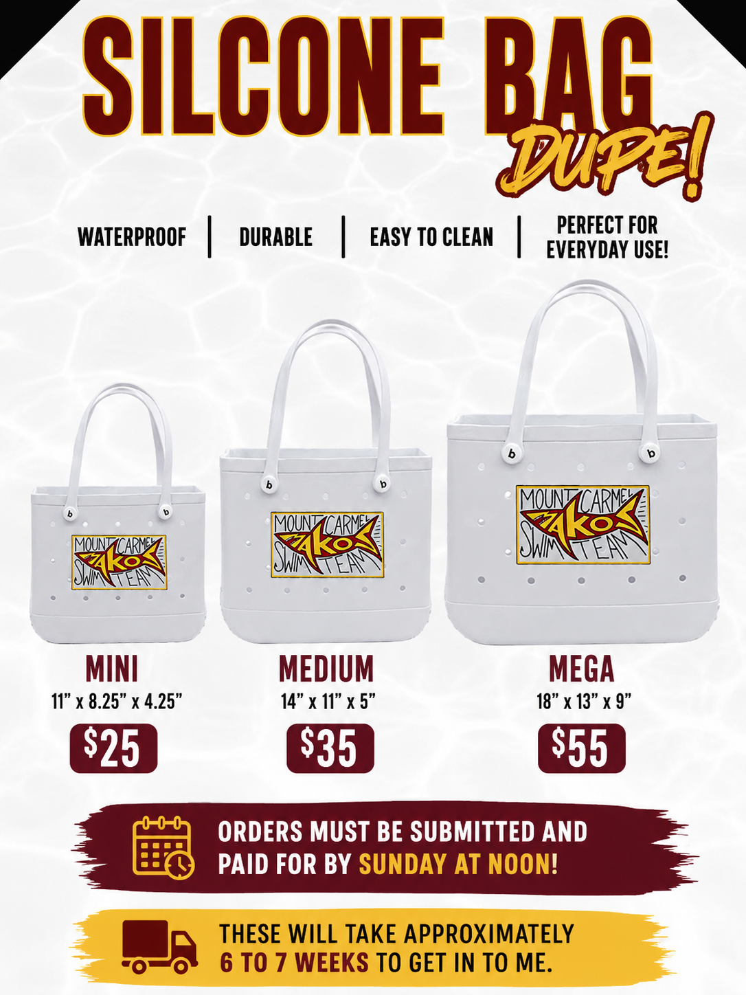 MC makos- silicone bag dupe