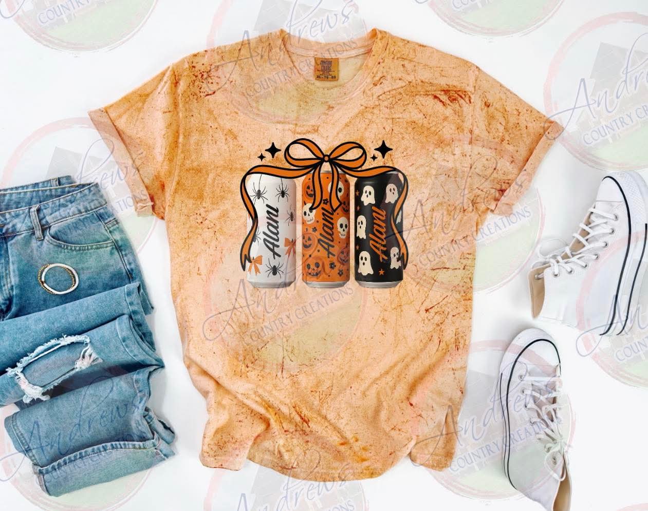 Alani Halloween- color blast- comfort color tee