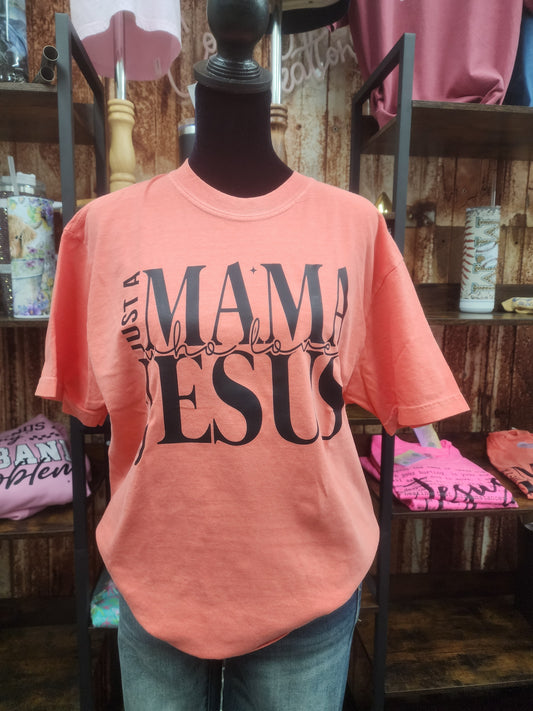 just a mama who loves Jesus- comfort colors