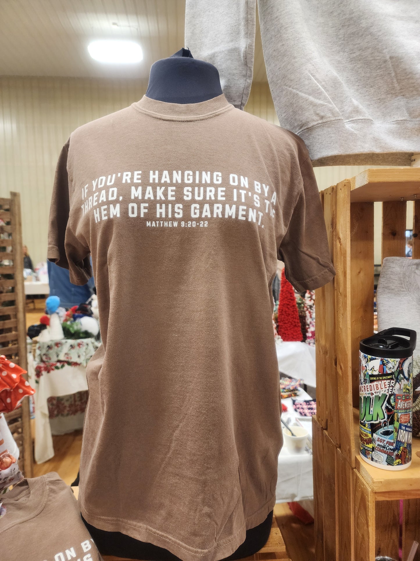 Hanging on by a thread- comfort colors- Medium