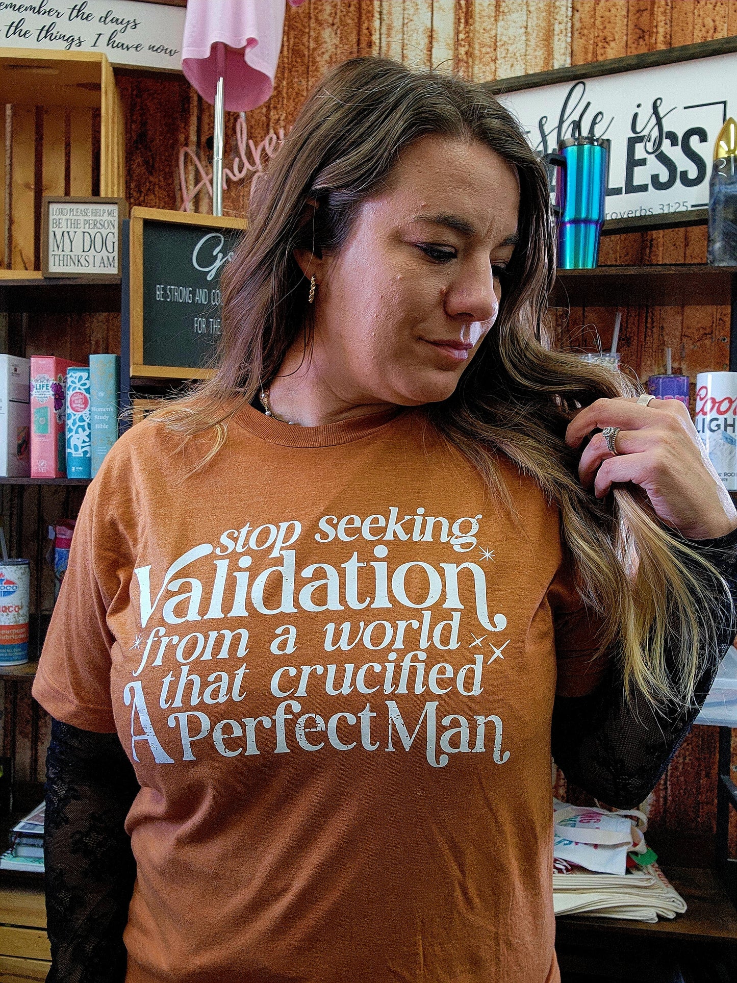 Stop seeking validation tee