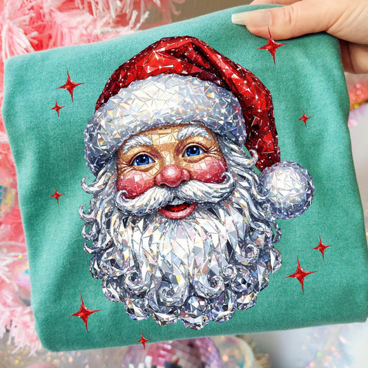 Sparkle santa 🎅- comfort color tees