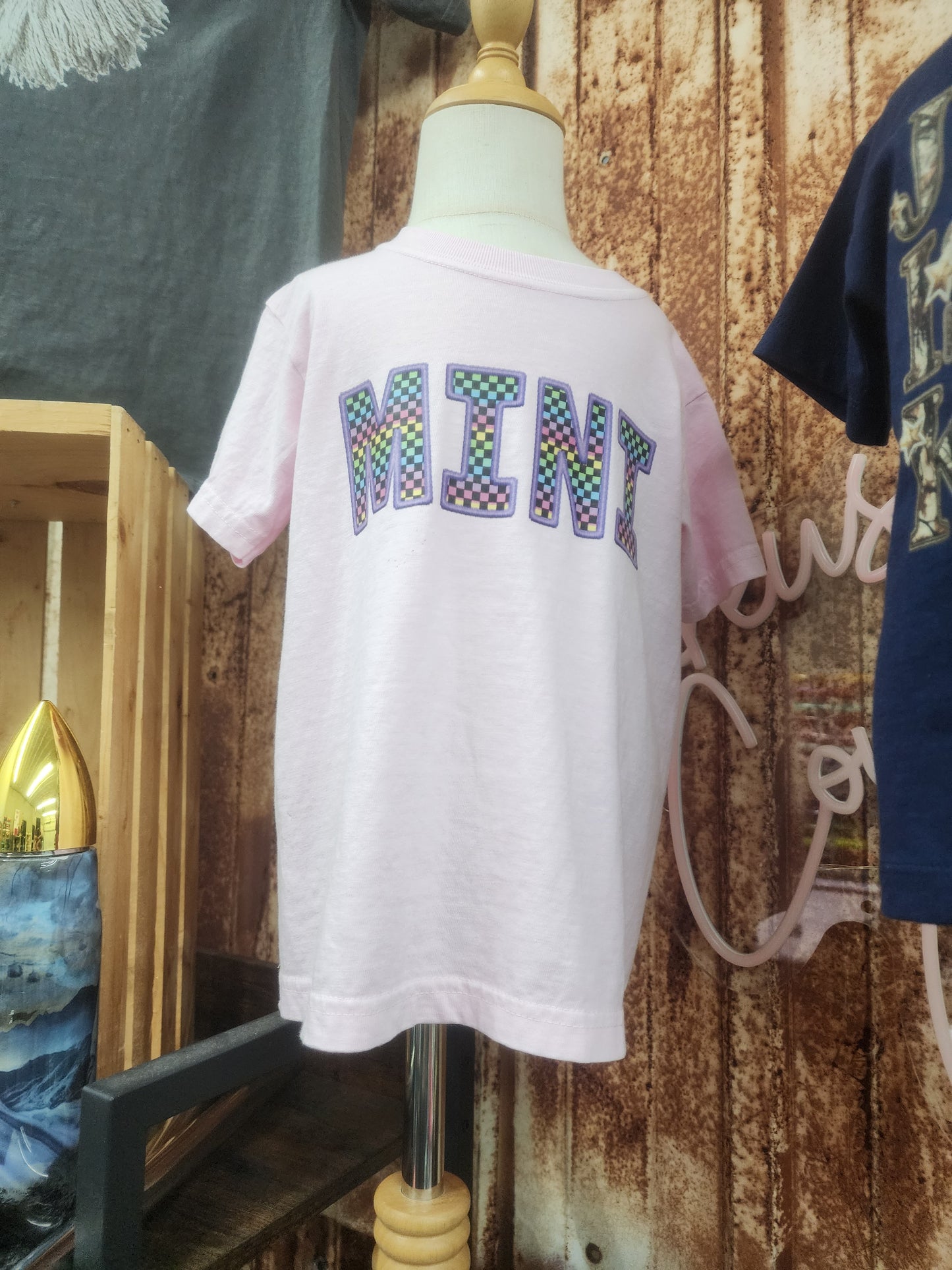 mini- youth small- comfort colors