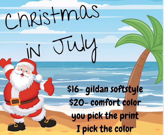 Christmas in july- SPECIAL
