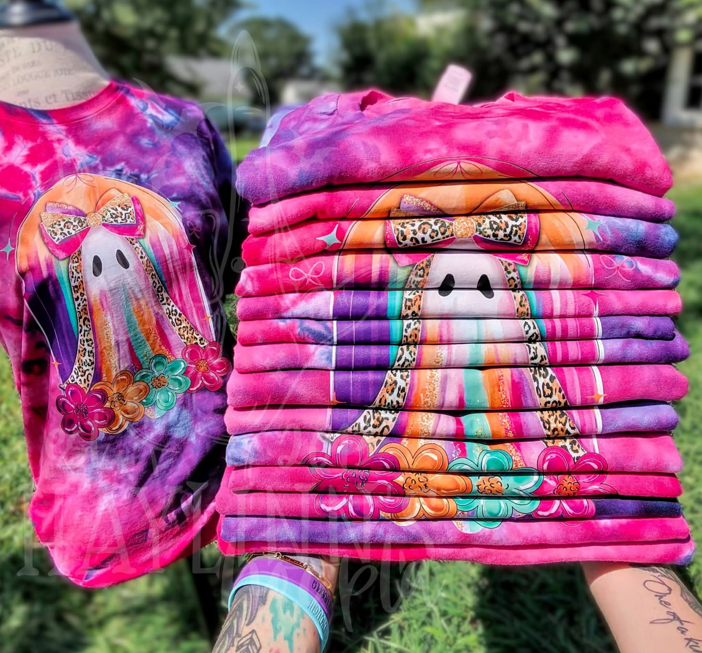 Ghost to dye for**hand dyed **