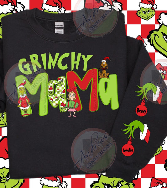 G mama- with custom sleeve names