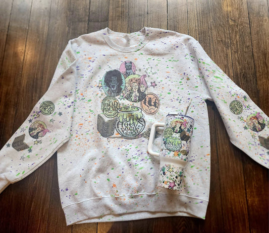 HP- paint splatter crewneck
